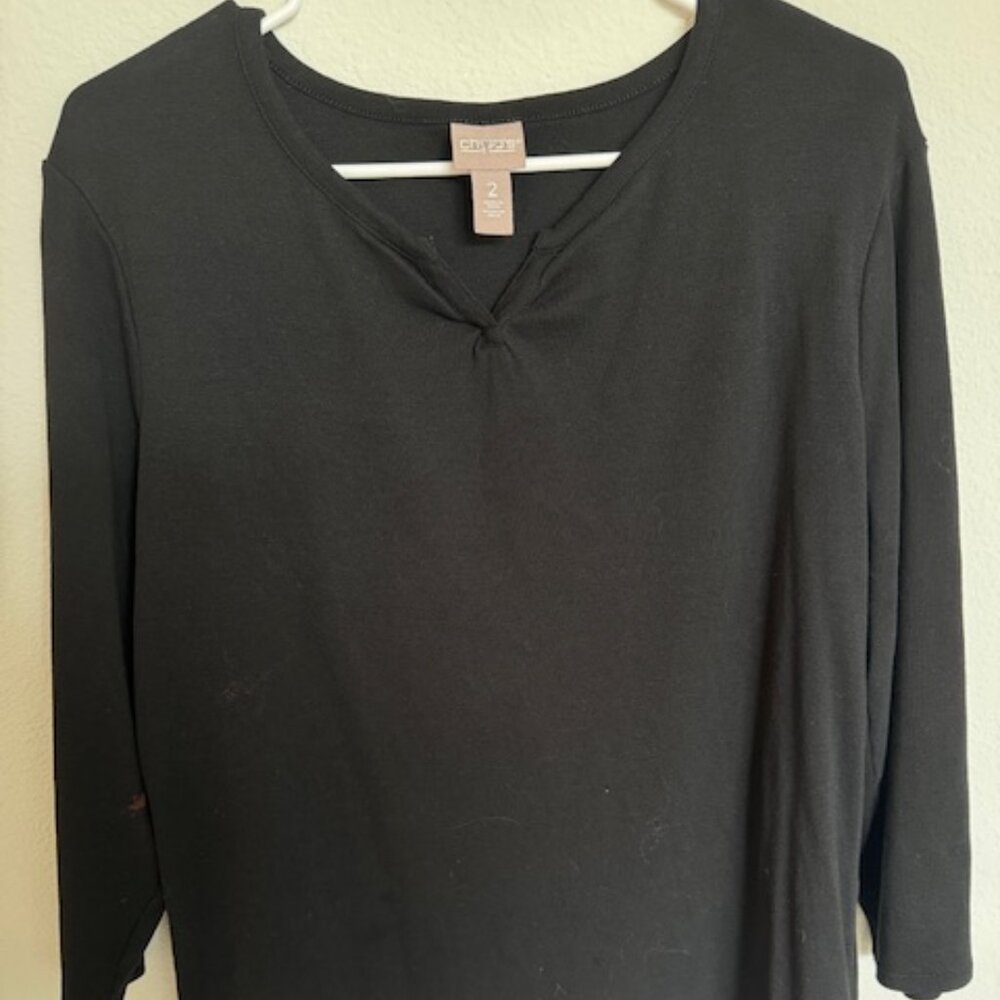 Chico's women's black casual top